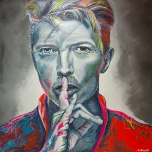 David Bowie - 100x100cm